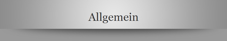 Allgemein