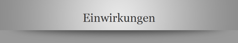 Einwirkungen